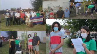 Continuamos con las plantaciones de árboles en el marco de los festejos de los 20 años de Fundación Chamangá